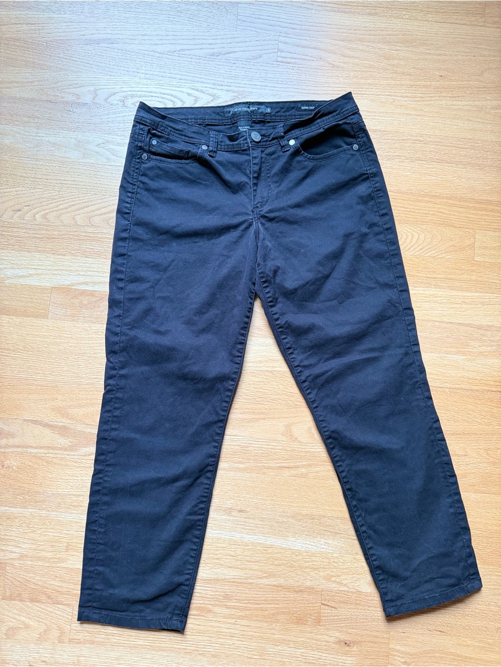 Calvin Klein Jeans Black Skinny Crop Pants